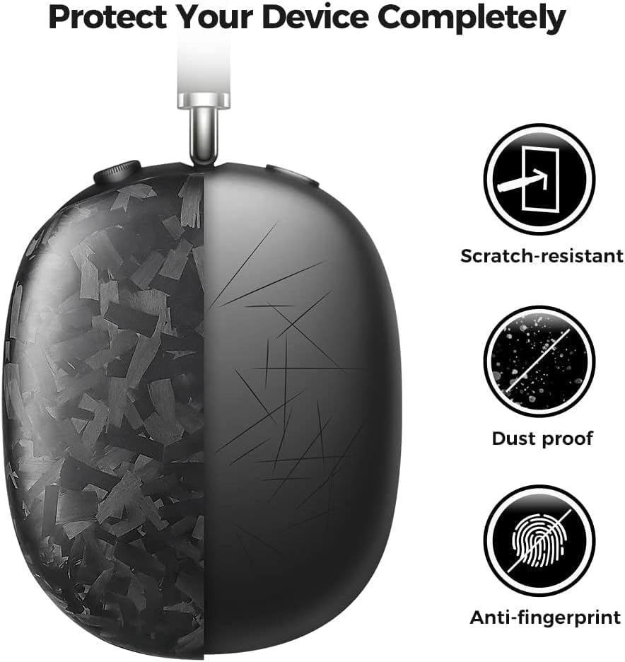 Amazon | モノカーボン鍛造カーボンファイバー、AirPods Maxケース用